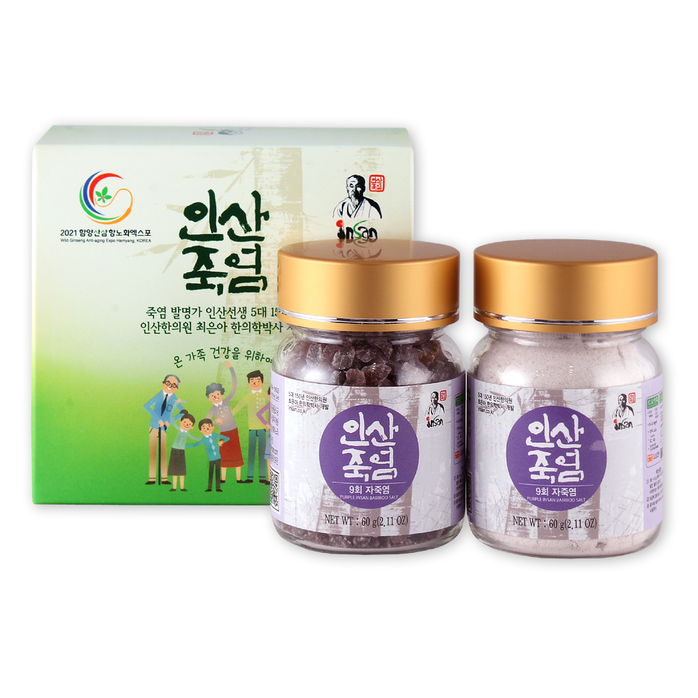 9회 인산자죽염 60g * 2개 세트